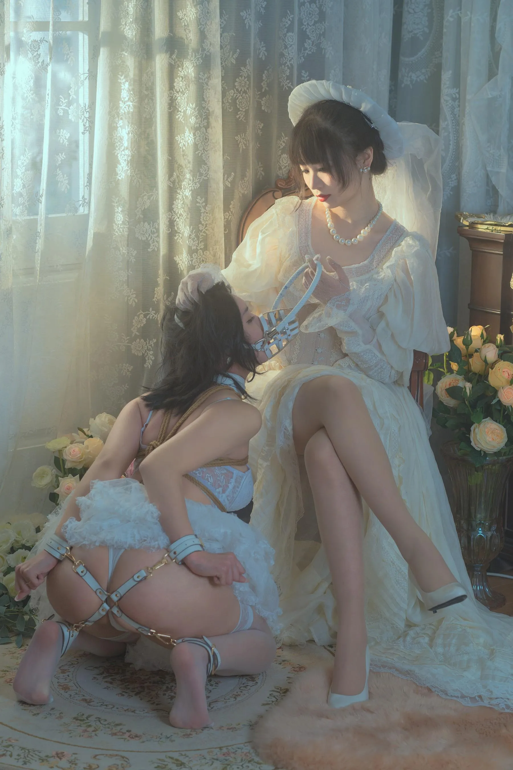 云溪溪 – NO.48 奶桃 花吟系列 [151P]插图2